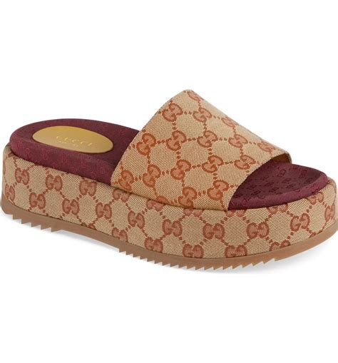 gucci slides women nordstrom|gucci slides women platform.